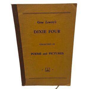 Vintage Gene Lowery's Dixie Four Poems & Picture WIBC Radio Indianapolis